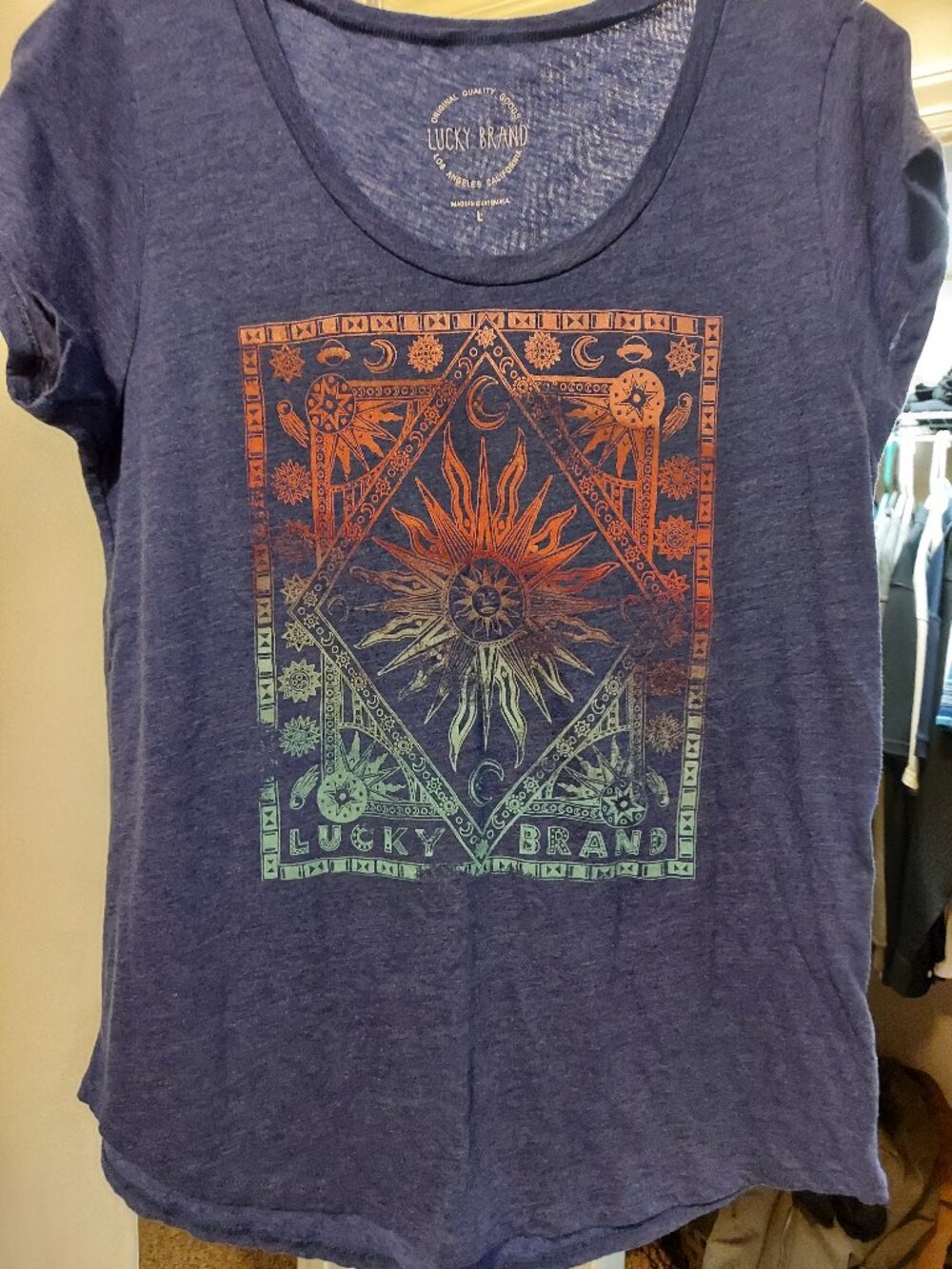 Lucky Brand Graphic Tee L